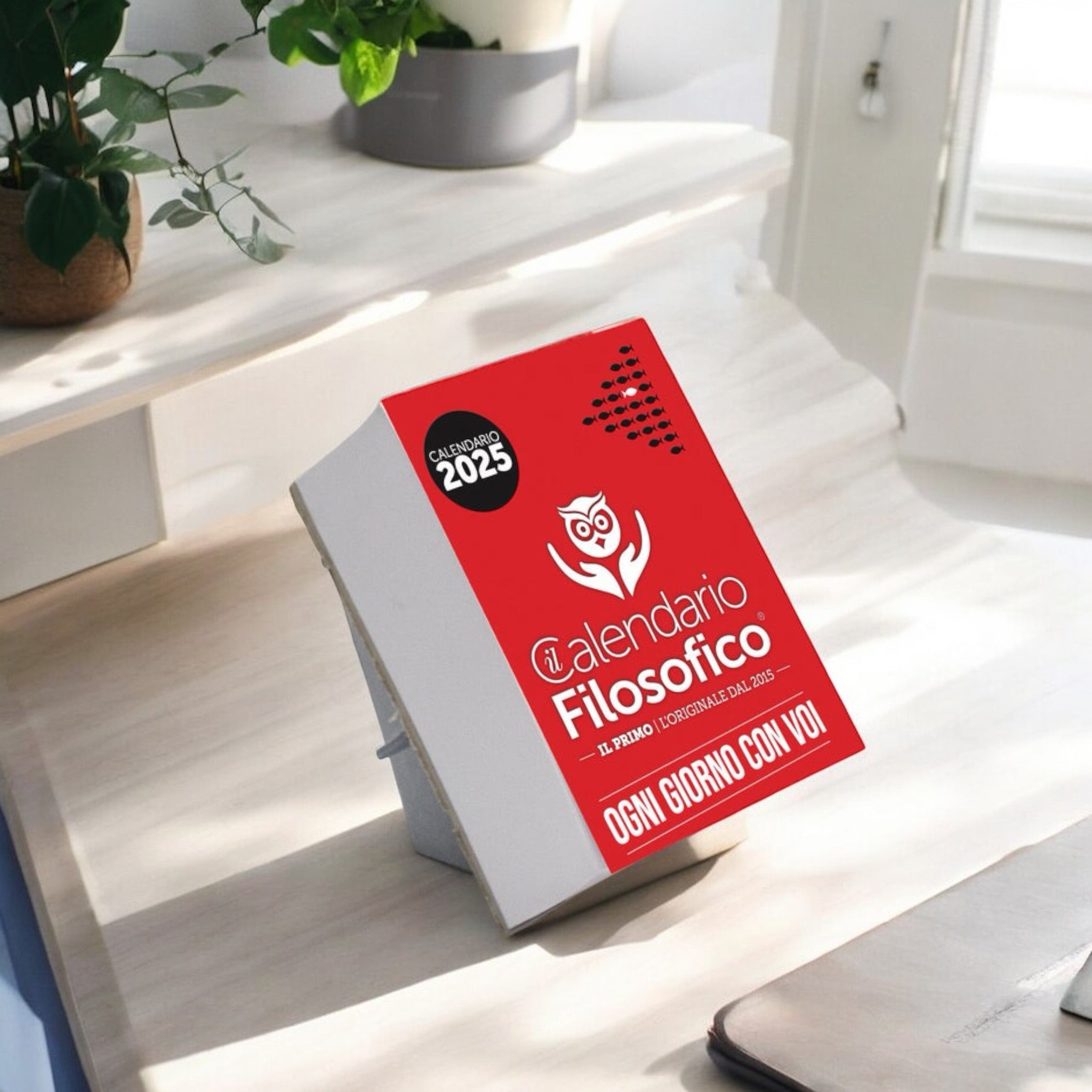 Calendario Filosofico 2025 - A7 MIDI  7,4x10,5 cm - con Supporto in Cartone