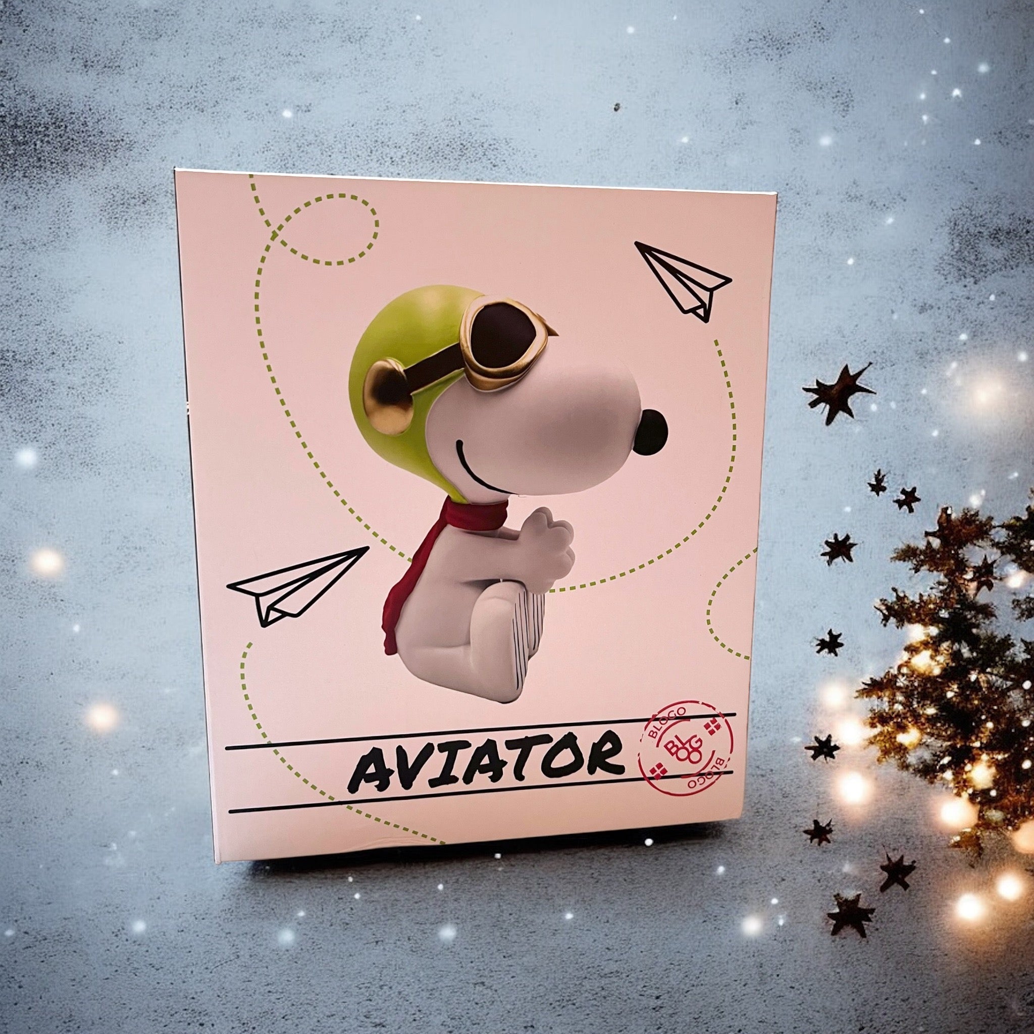 Snoopy Aviator White