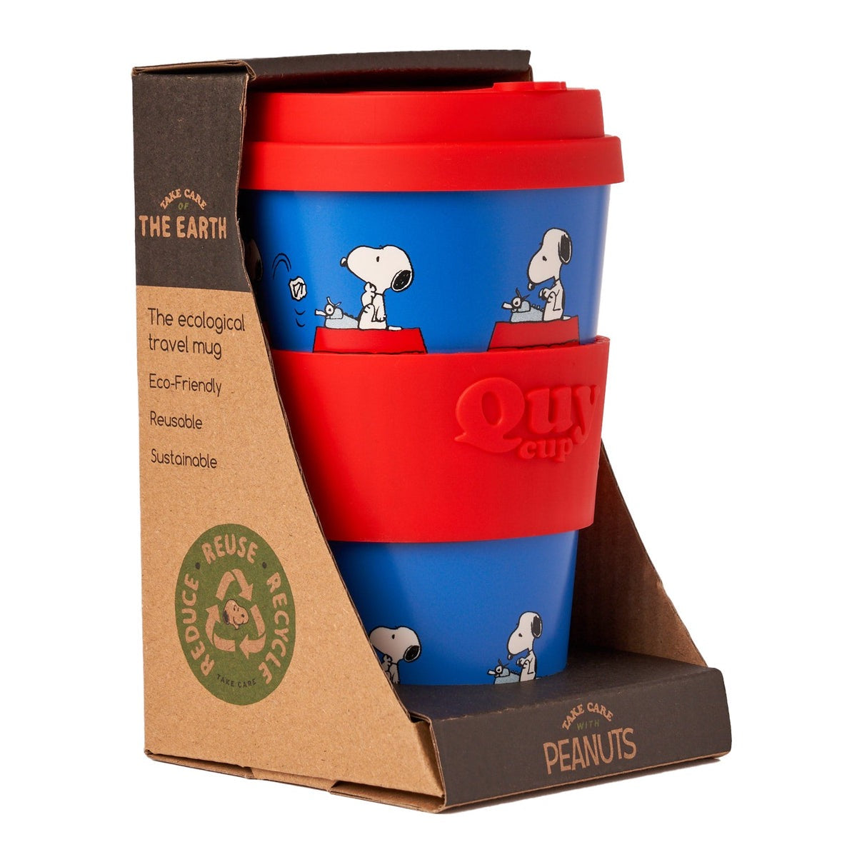 Tazza Travel Mug 400ml Snoopy Writing