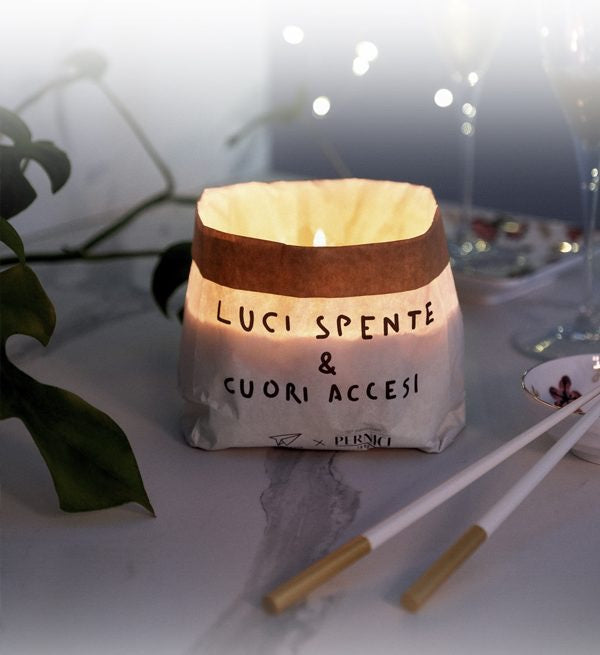 Candela Profumata Pensieri Stropicciati - LUCI SPENTE & CUORI ACCESI