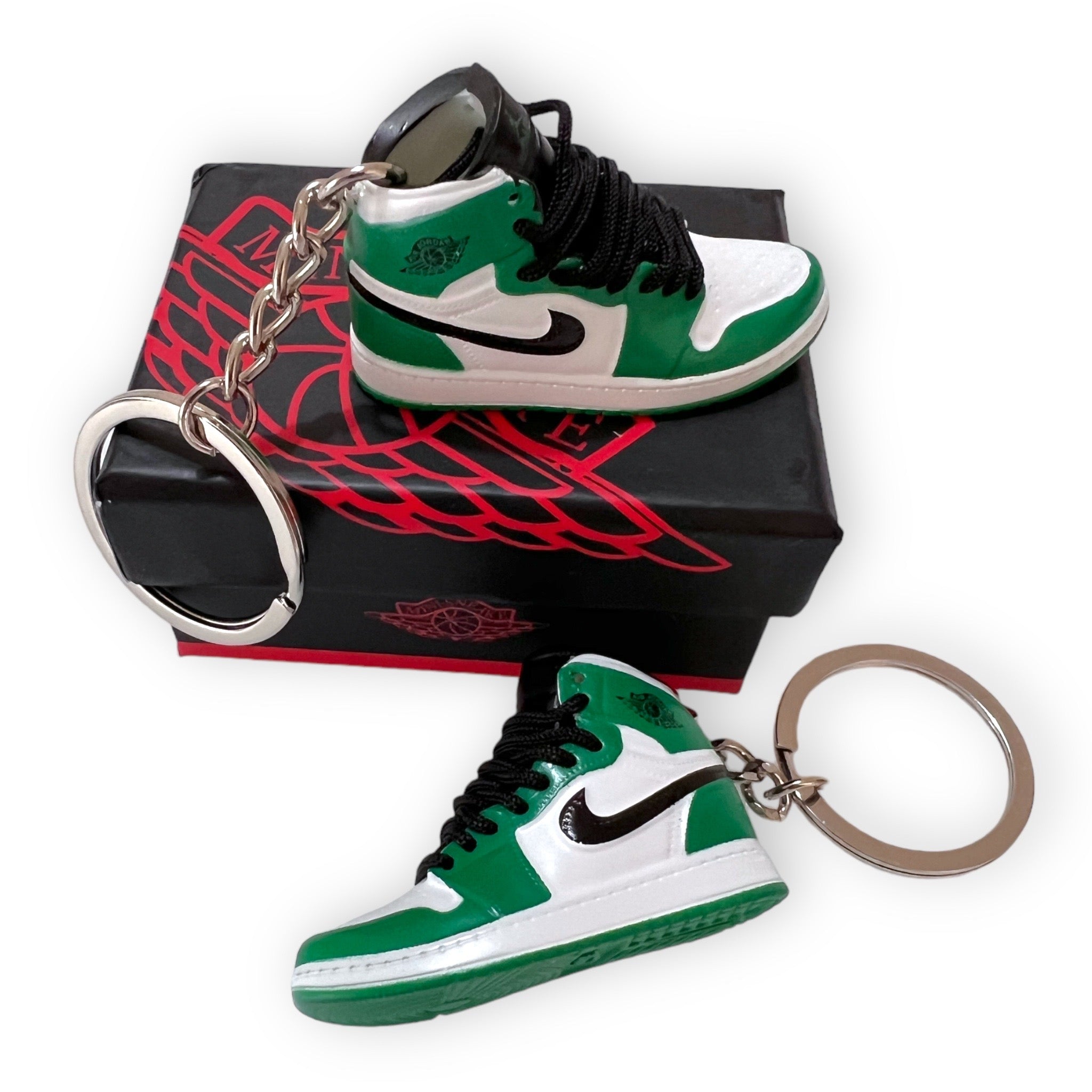 Portachiavi Mini Sneakers - Jordan 1 Mid Pine Green – Spirito Libero